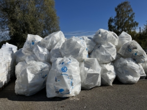 Image de sac Knauf Circular contenant du polystyrène recyclabe